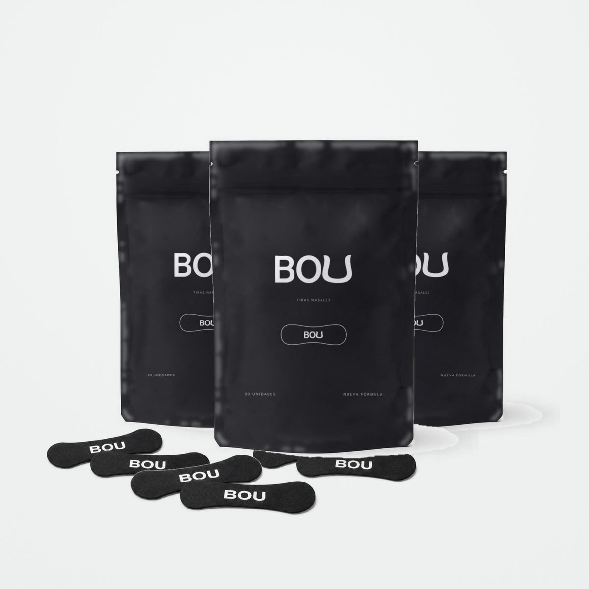 Tiras Deportivas BOU x3: tres packs, 90 tiras