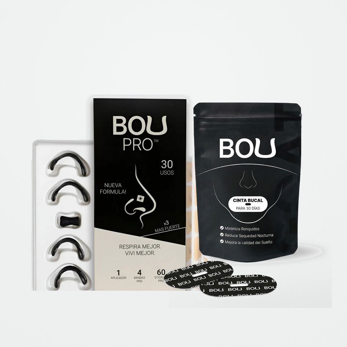 Combo Tiras Magnéticas y Cinta Bucal BOU